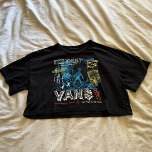 Vans cropped tshirt